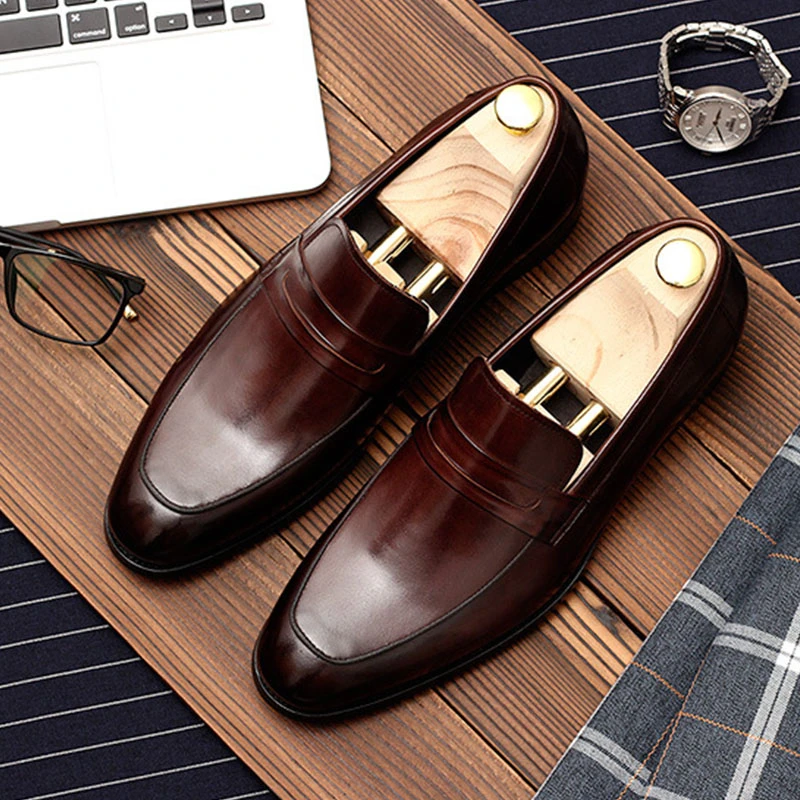 

Mens formal shoes leather men dress oxford shoes for men dressing wedding business office shoes slipon male zapatos de hombre