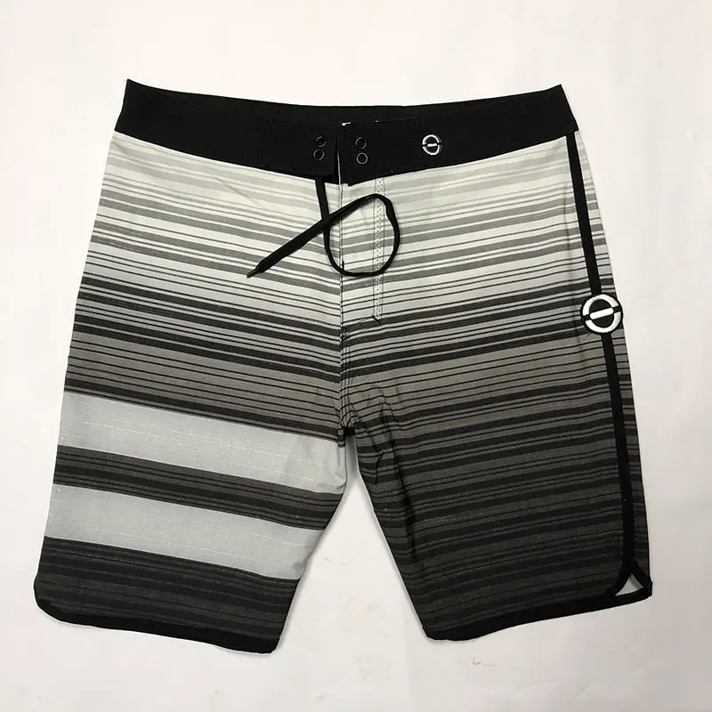 A+ качественные черные полосатые Водонепроницаемые шорты 4-Way стрейч летние шорты мужские обшитые мужские шорты пляжные мужские шорты-бермуды Короткие шорты