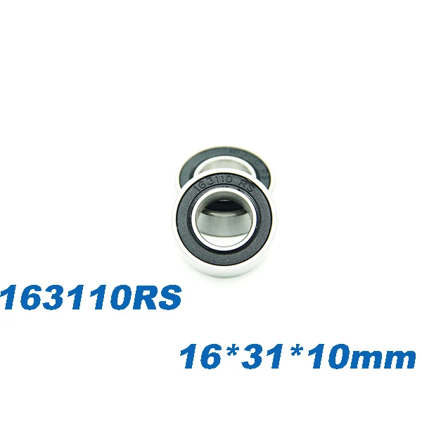 163110-2RS Гибридный Керамический шарикоподшипник 16x31x10 мм 163110 2RS колеса велосипеда Нижний Кронштейн ремонт подшипника