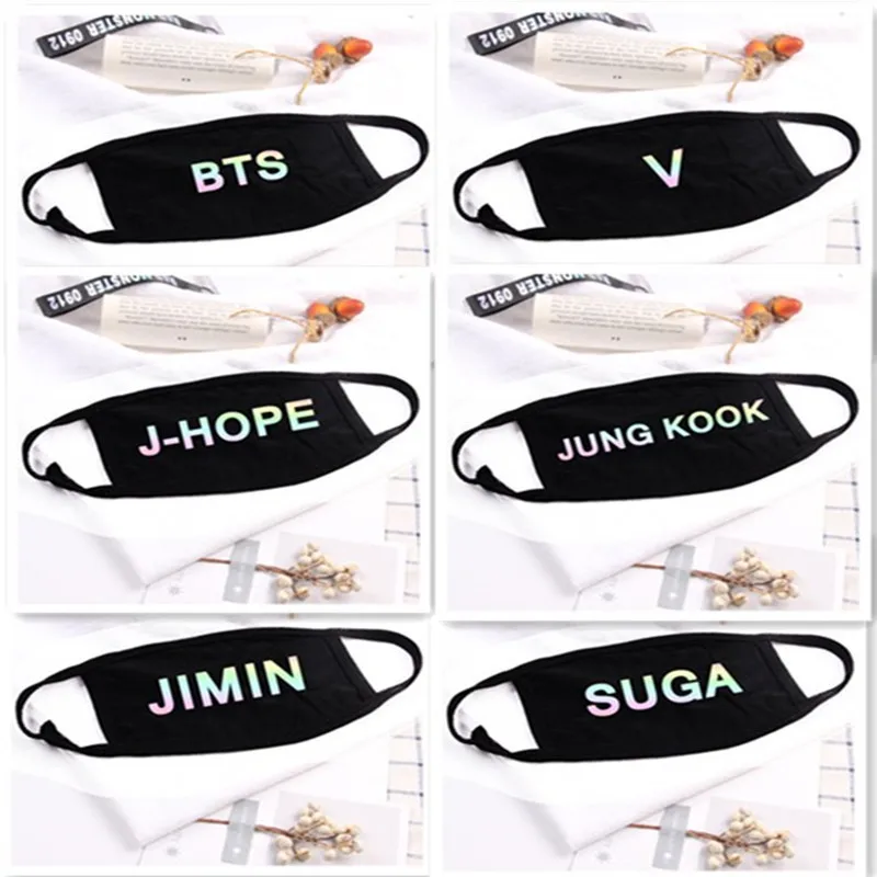 Kpop BTS V Masks Mouth Unisex Bangtan Boys Face Muffle Respirator