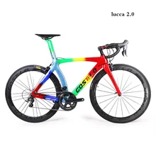 2017 SK font b carbon b font road bike frame fork headset clamp seatpost font b