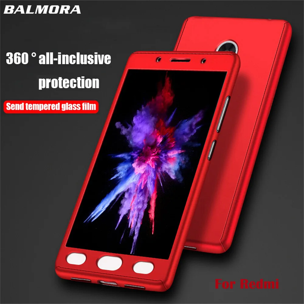 BALMORA чехол с защитой на 360 градусов для Xiaomi Redmi 4 2G 4A 4X Note 4pro 3g 4G защитные чехлы