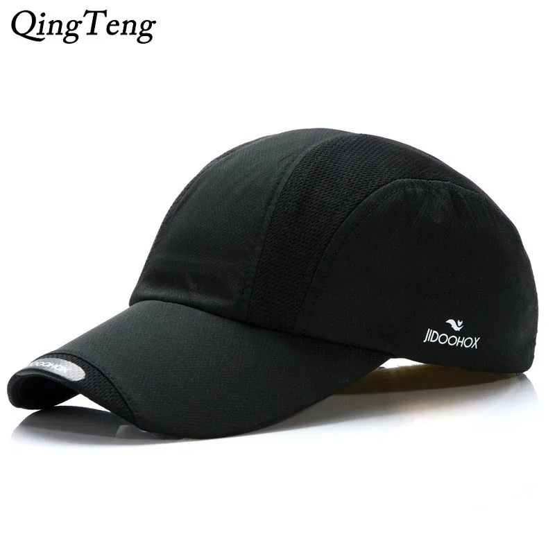 

Spring Summer Light Cotton Breathable Baseball Caps Red Black White Net Hat Snapback Outdoor Sports Gorras Beisbol For Men Women