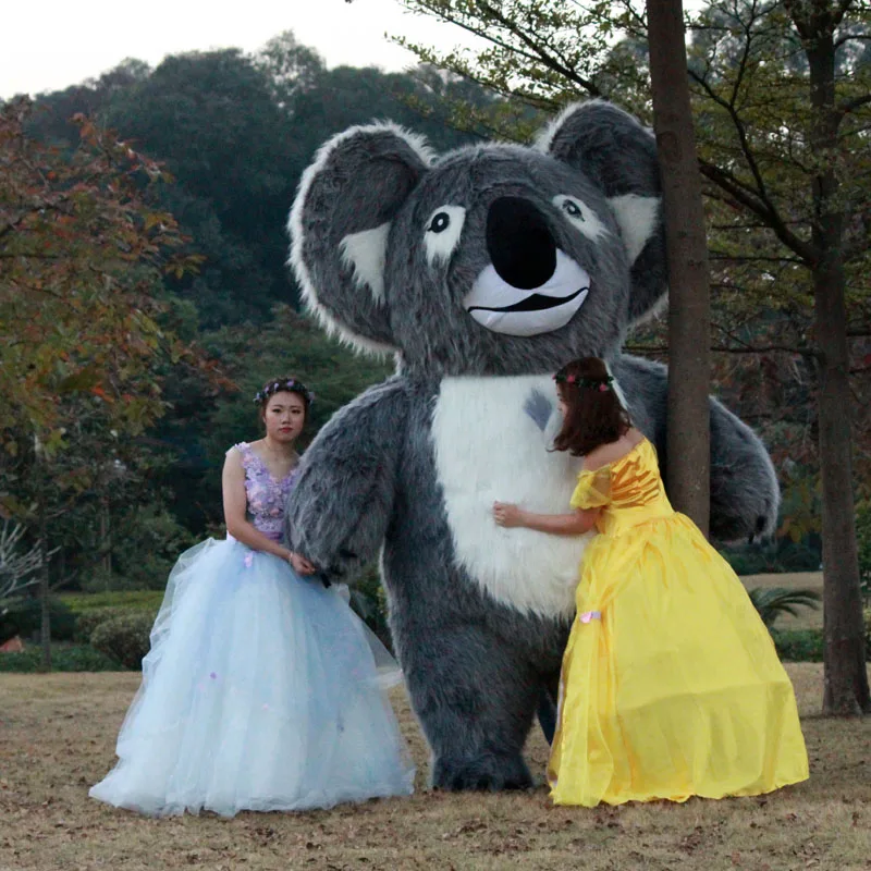Коала надувной костюм фурри для рекламы животных Надувной Костюм надувной коала талисман для рекламы 2 м или 2,5 м в высоту