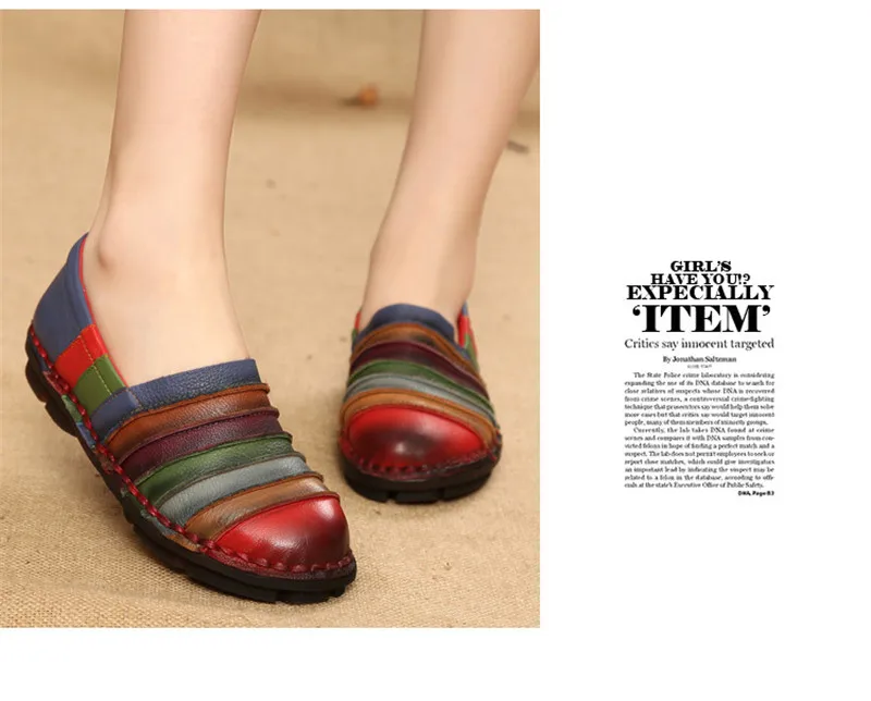 MVVJKE/ г.; Высококачественная Винтажная обувь из натуральной кожи ручной работы в китайском стиле; женская разноцветная обувь на плоской подошве без застежки