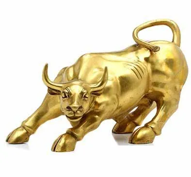 A pure bull Wall Street Niu Wang Tongniu animal decoration feng shui office decoration crafts