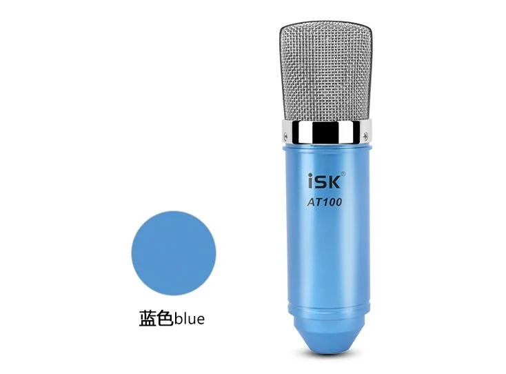 ISK AT100 конденсаторный микрофон для компьютера, записывающая студия, сеть K Song, микрофоны, крепление, горячее предложение, Новинка