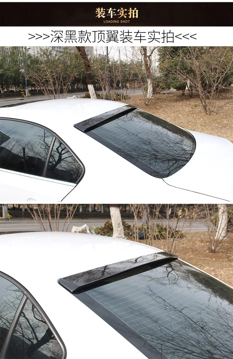 For VW Jetta mk6 Spoiler North American ABS Material Car Rear Wing Primer Color Rear Spoiler For Jetta Spoiler 2012