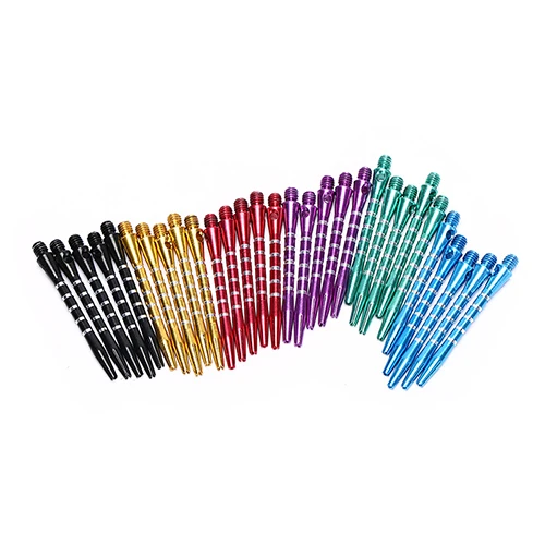 30 Pcs/Lot 53mm Aluminum Alloy Dart Shaft Mix Color 2BA Thread Random mixed color | Спорт и развлечения