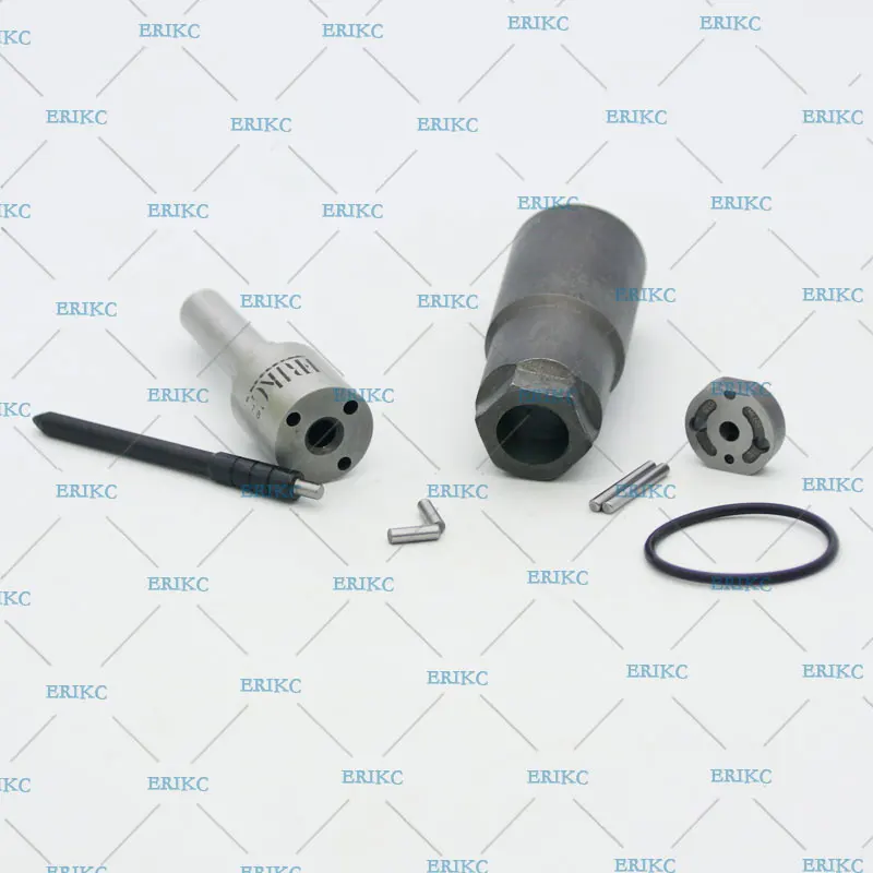 

ERIKC Common Rail Injector 095000-6550 095000-6551 Overhaul Kits Nozzle DLLA155P840 Valve Plate 19#, O-Ring, Pin, Nozzle Nut