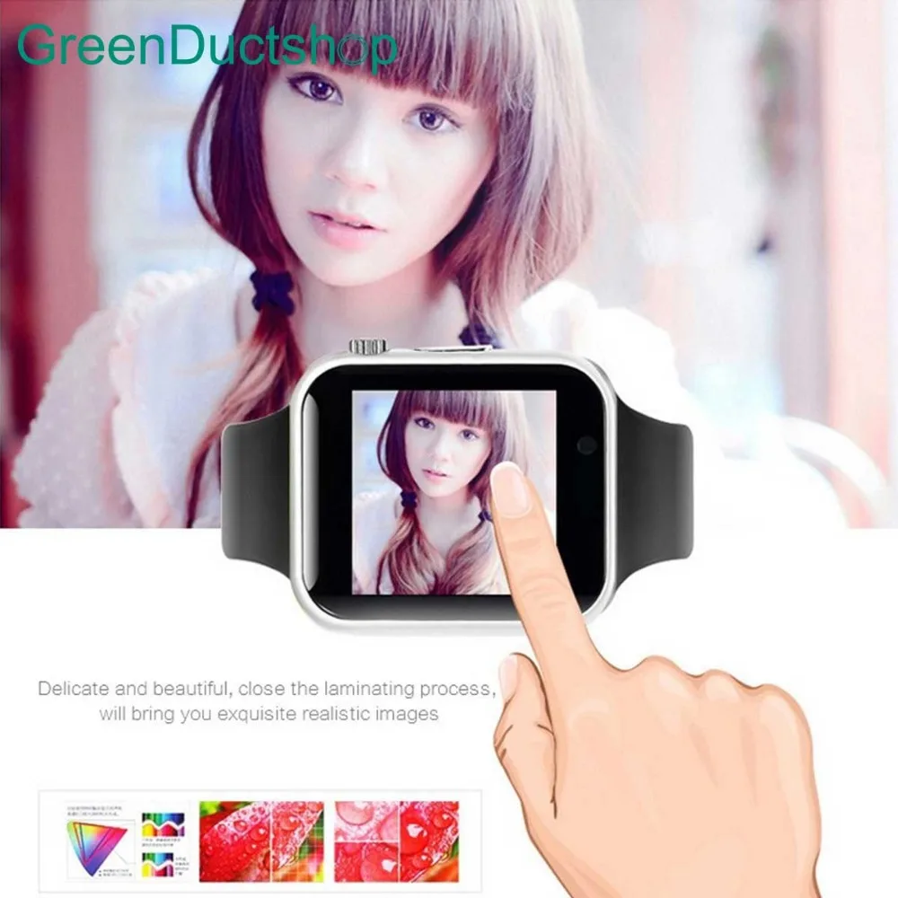 A1 Bluetooth Смарт часы Спорт Шагомер с 2G GSM SIM TF карта камера Smartwatch для Android и ios Россия