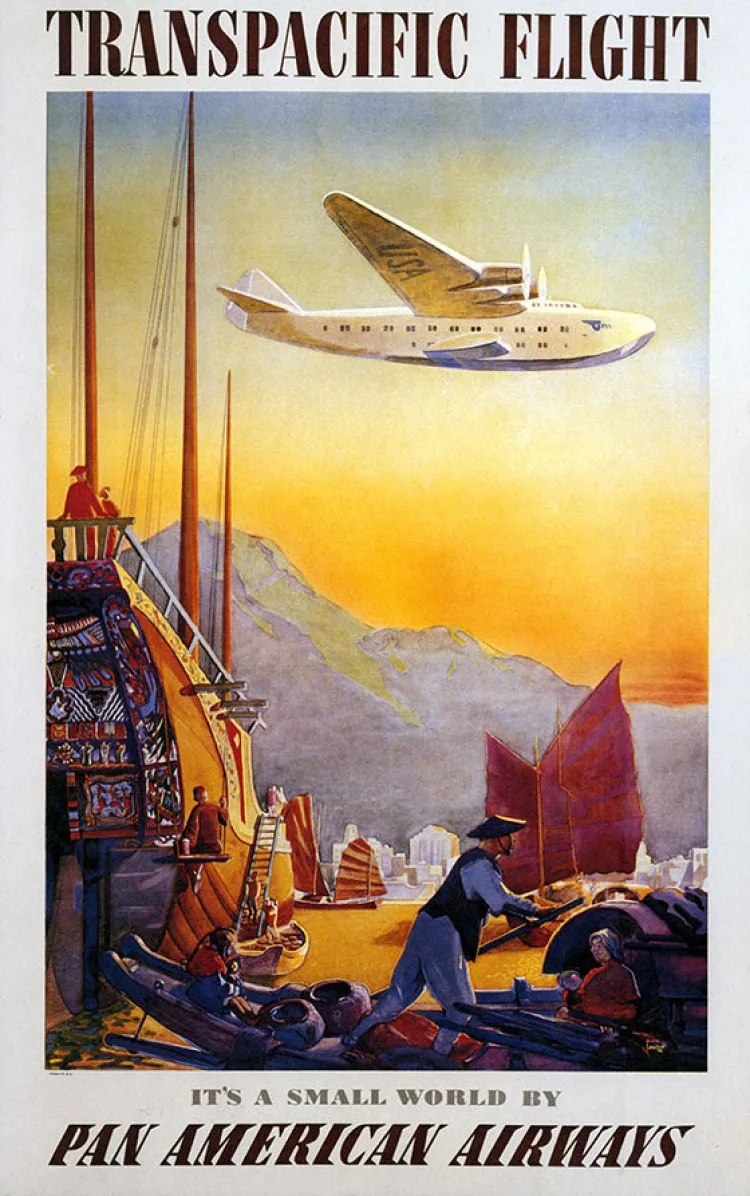 IMPERIAL AIRWAYS WORLD TRAVEL Ретро винтажная декоративная крафт бумага Постер сделай сам