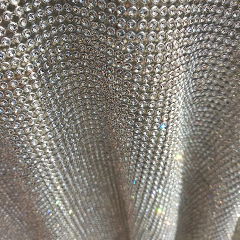 Rhinestone Fabric metal mesh