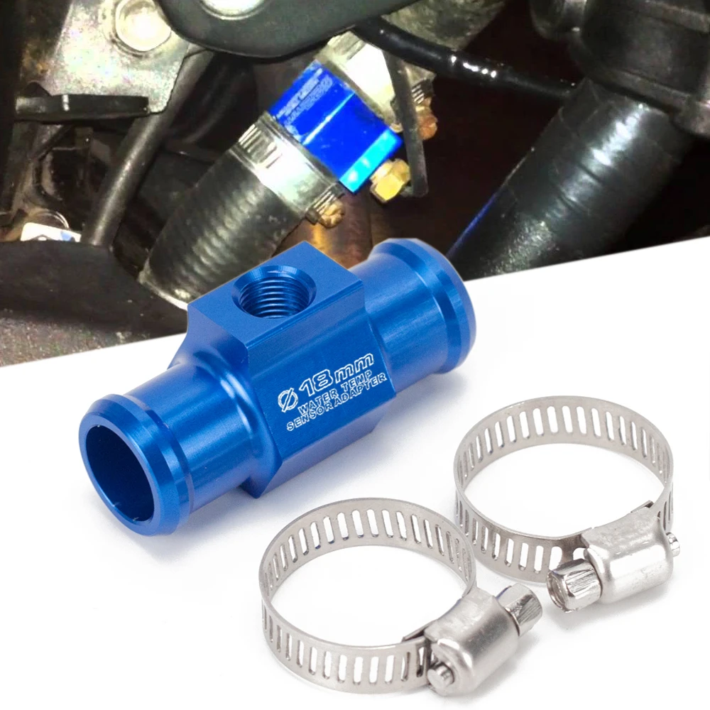 

Motorcycle Accessories 18mm Water Temperature Temp Sensor Gauge Joint Pipe Radiator Hose Meter Tube Connector Adapter Kit