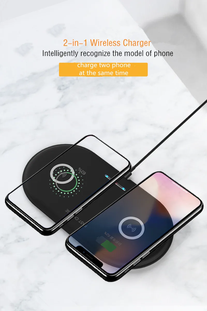 2 IN 1 wireless charger10