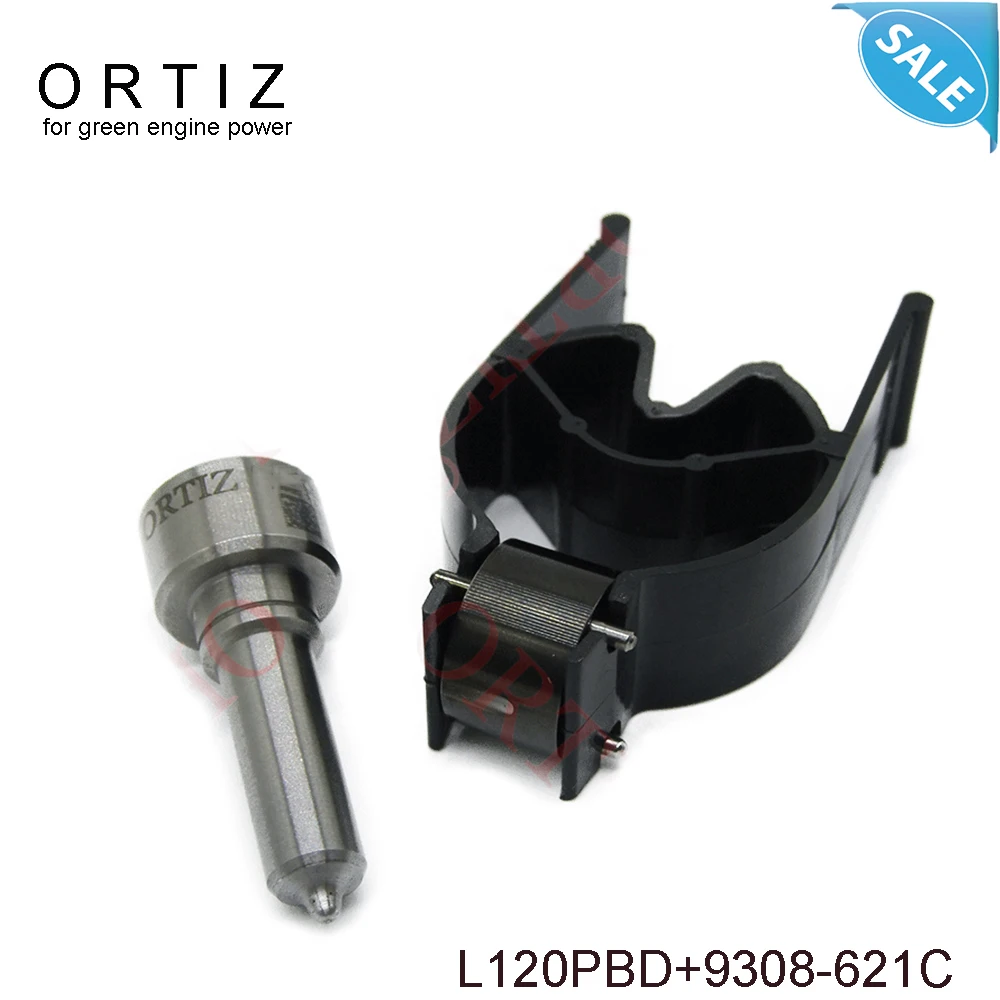 Original EJBR04001D Common Rail fuel injector Repair Kit L120PBD,9308-621C nozzle & control valve 9308621C 28239294 for 7135-647 (1)