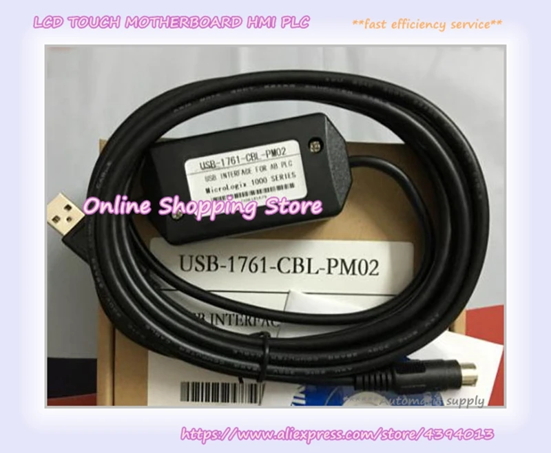 

USB-1761-CBL-PM02 USB-1761-1747-CP3 cable used for MicroLogix1000 1200 1500 PLC programming cable new in stock