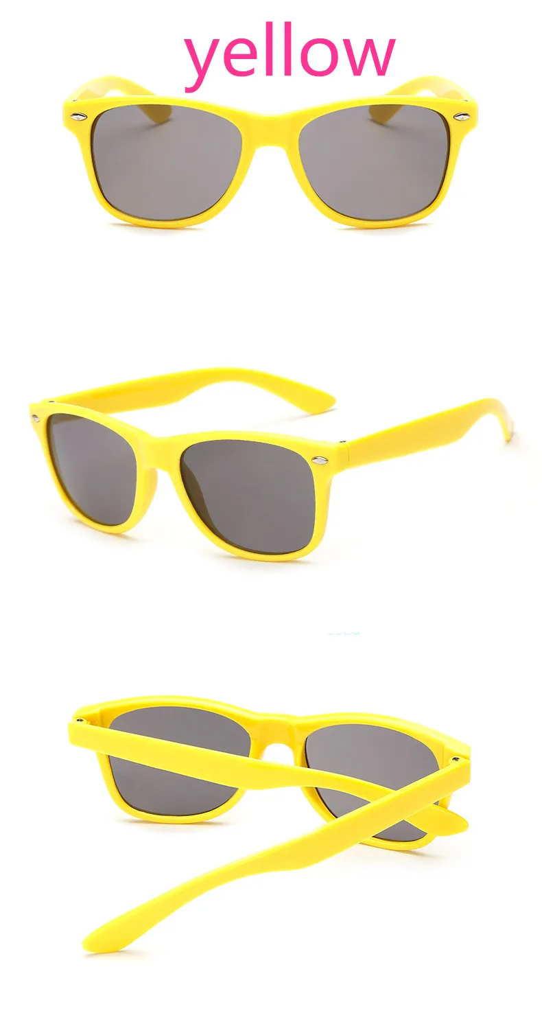 ASUOP2018 Child safety sunglasses retro rice nail glasses color universal glasses men and women children UV400 sunglasses (11)