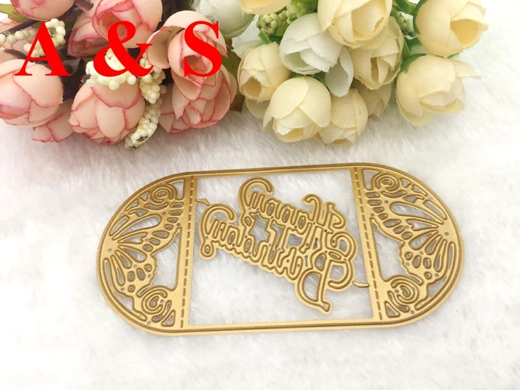  Q54 METAL CUTTING DIES Happy Birthday Scrapbook card frame album paper craft wedding invitation emb - 32829858192