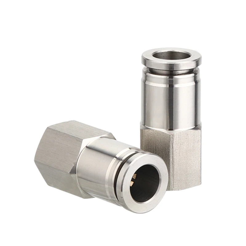 Conector de encaixe rápido de aço inoxidável,