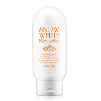 

SECRET KEY Snow White Milky Lotion 120g Face Carem Skin Care Instant Brightening Skin Face Body Moisturizing Whitening Cream