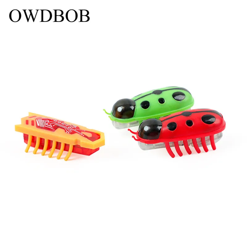 OWDBOB الجدة الحيوانات الأليفة الإلكترونية Hexbug لعبة بطارية تعمل بالطاقة تتحرك بسرعة القط اللعب اللعب مضحك الكلب القط مسلية لعبة تفاعلية