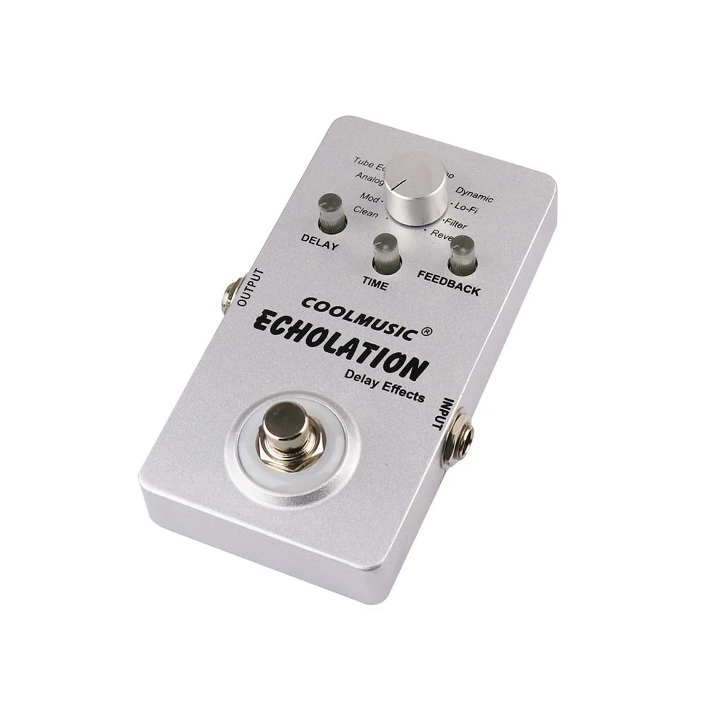 Coolmusic Digital Echolation Delay Guitar Pedal with 9 effects Coolmusic Digital Echolation Delay Guitar Pedal with 9 effects