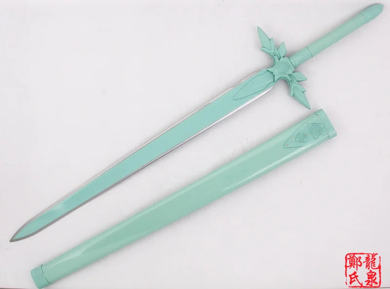Fantasy swords for SAO Sword Art Online Alicization Eugeo-Blue Rose Sword carbon steel real blade anime replica cosplay props