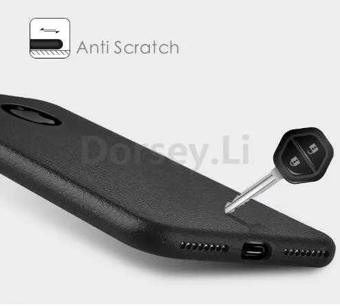 Роскошный кожаный чехол для Apple iPhone 6s 7 мягкий силиконовый модный мужской iphone 6 8