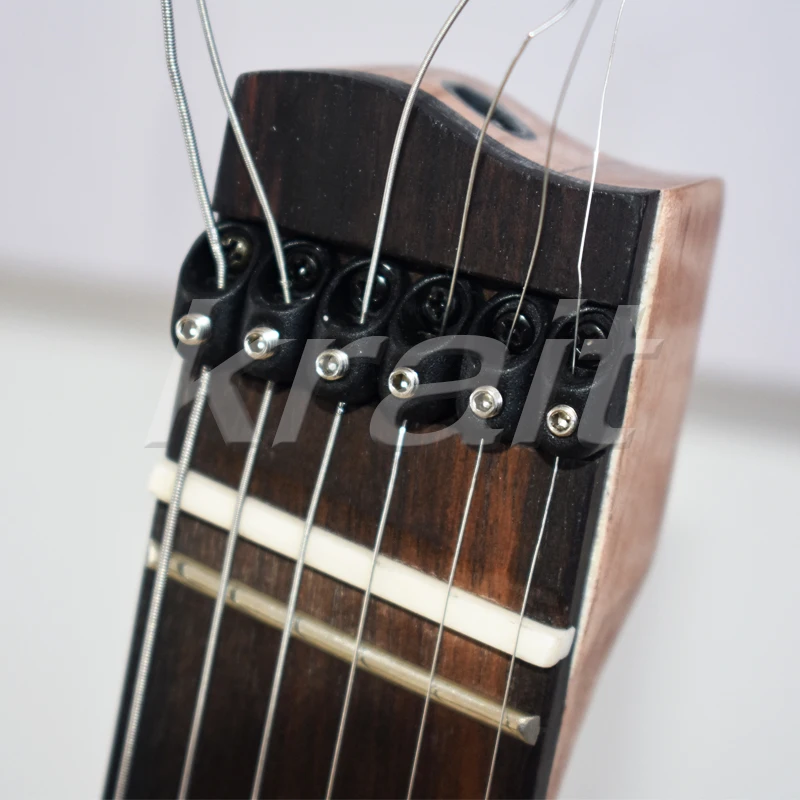 Электрогитара без головок ebony fanned fret гитара ash body Camphor Burl top бесплатная доставка up