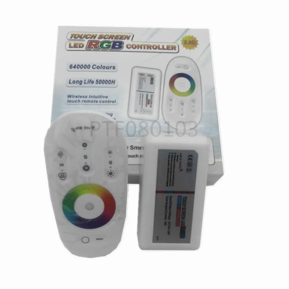 #Best 2.4G RGB LED Controller 3Channels 18A DC12 24V Touch Screen Remote Control for 5050 3528 RGB LED Strip light