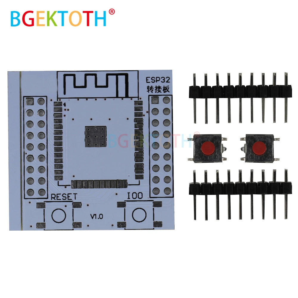 

ESP32 ESP32S Wireless WIFI Bluetooth Module For Arduno Adapter Board Pinboard Convertor Module ESP-32 ESP-32S