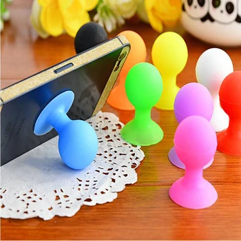

10PC/set 2017 Real New Arrival Silicone Mini Cell Phone Stand Sucker For Mobile And All Phone Holder Sucker
