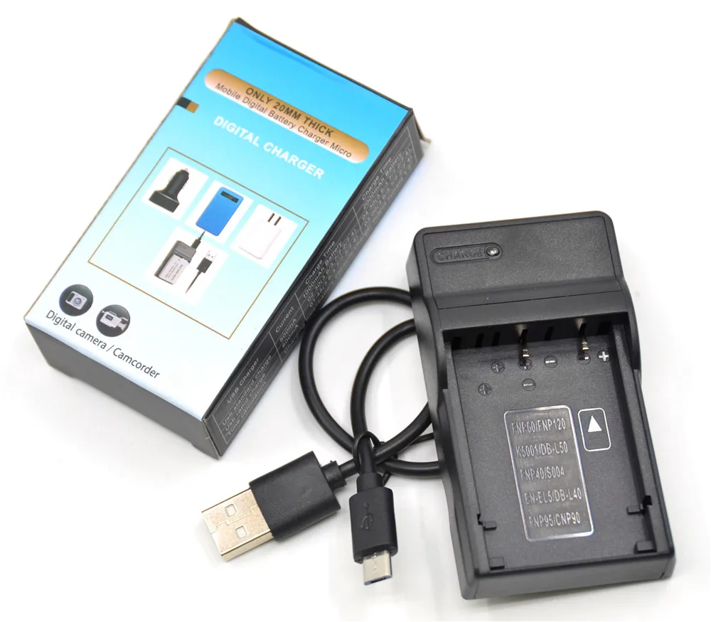 D LI7 DL 17 D L17 Battery USB Charger for Power Bank fits Pentax