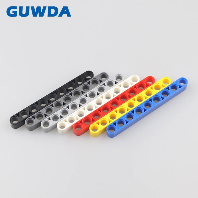 

100PCS Technic Bricks Liftarm 1x9 Hole Thick Beam MOC Legoed Mechanical Models Toys Accessories Parts Bulk Building Blocks 40490
