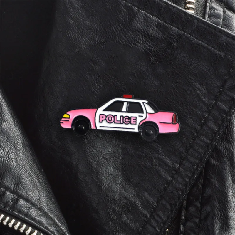 Police Car Quality Enamel Pin Badge