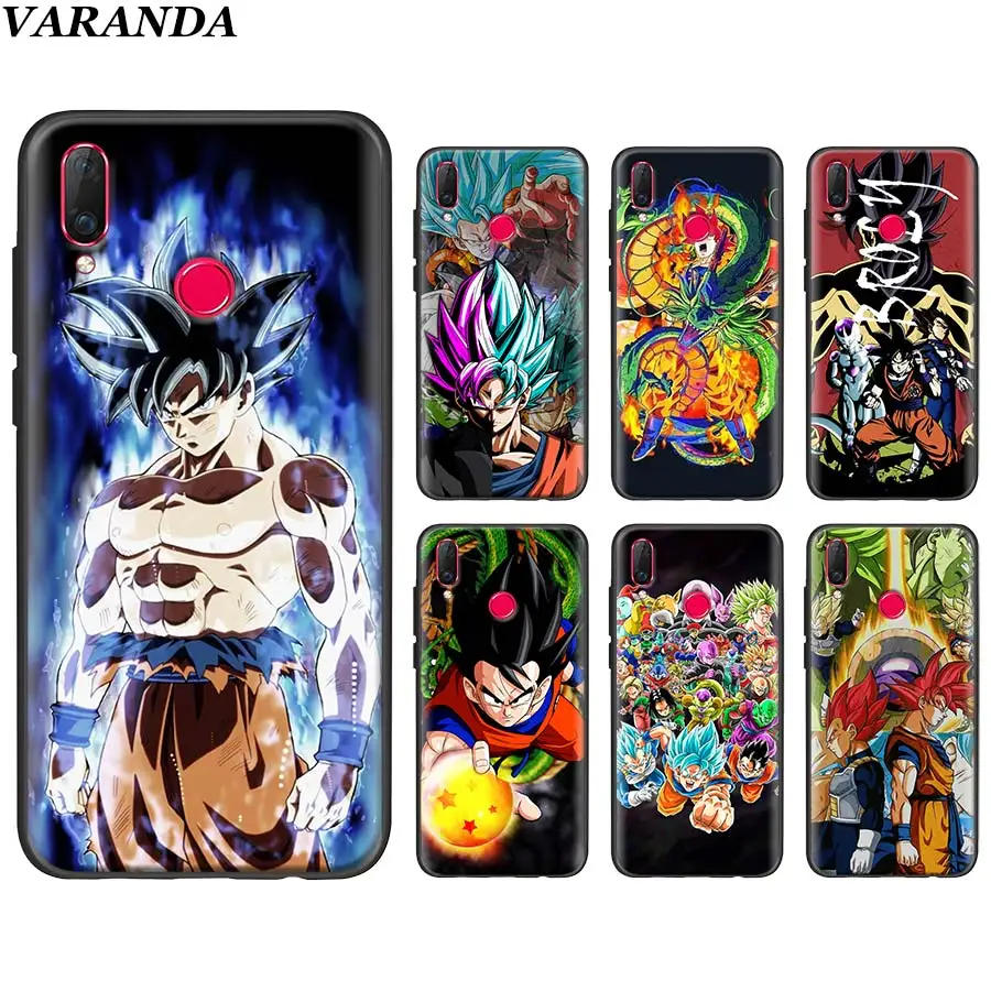 

Dragon Ball DragonBall z Silicone Cases for Huawei Honor Y9s Y9 Y5 Y6 Y7 2019 View 20 Pro 10 20 Lite 8X Black Soft Case