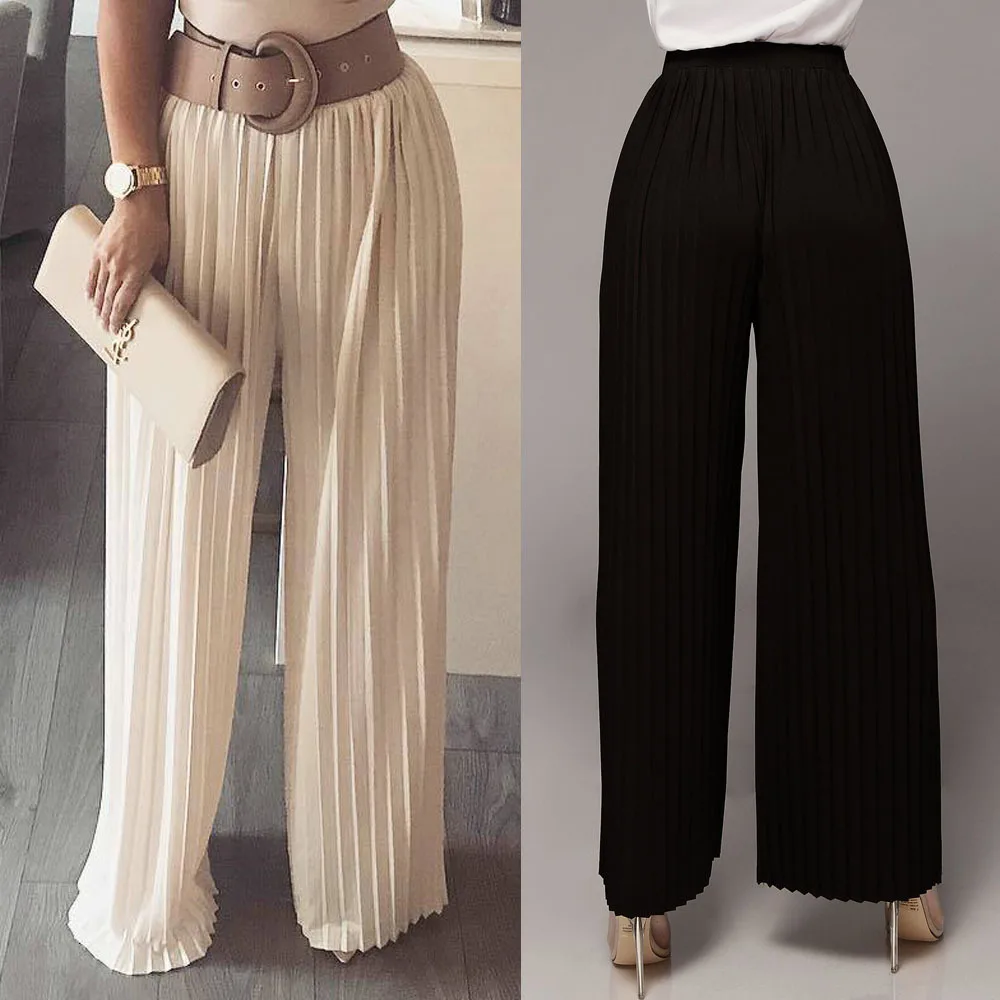 chiffon top and trousers