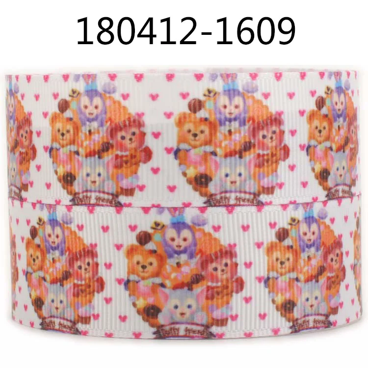 50 ярдов японский мультфильм медведь ленты печатных grosgrain ленты DIY - Цвет: 180412-1609