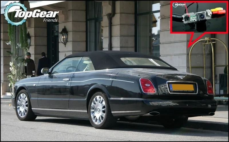 Car Camera For Bentley Azure 2007~Onwork High Quality Rear View Back Up Camera For TOPGEAR Friends Use  CCD + RCA