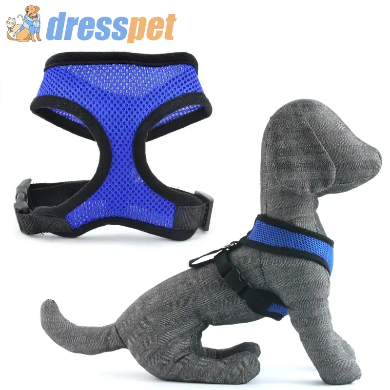 Adjustable Puppy XS-XL Soft Dog Harness Cat Pet Control Dog Collars Vest Harness