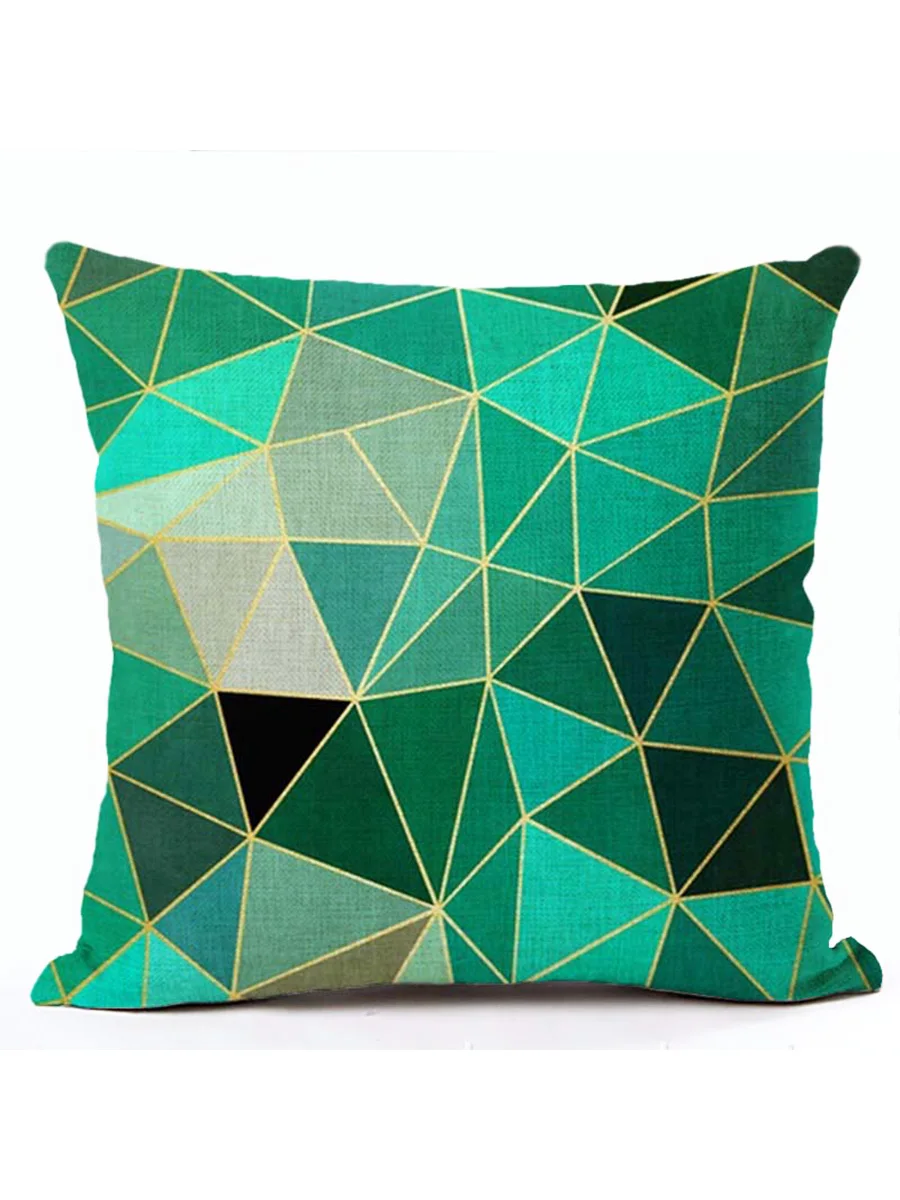 

Colorful Marble Texture Geometric Series Printed Sofa Cushion Cover Home Decor Houseware Throw Pillowcase Linen Square Wholesale