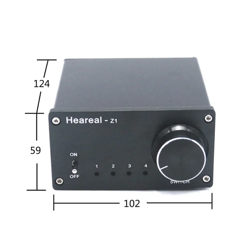 Новый 4 входа 1 выход/1 вход 4 выхода двухсторонний аудио сигнал коммутатор переключатель Splitter Селектор с RCA AC100V-240V
