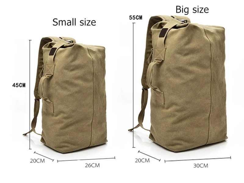 New Trending Canvas Capacity Unisex Functional Bag