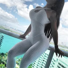 Спортивный костюм комбинезон для йоги спортивный костюм для фитнеса Для женщин комплект для йоги с низким вырезом на спине тренажерный зал комплект для бега Спортивная одежда Женская одежда