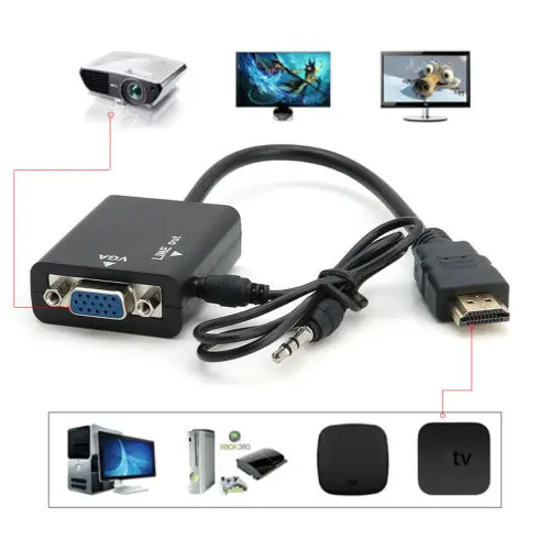 Звук через vga. Переходник с VGA на HDMI для проектора. Адаптер HDMI VGA для монитора. Адаптер-переходник HDMI-VGA С аудиовыходом. Audio 1080p Converter Adapter HDMI to VGA.