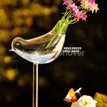 Стеклянная Цветочная гидропонная Ваза Бутылка Террариум контейнер домашний декор птица