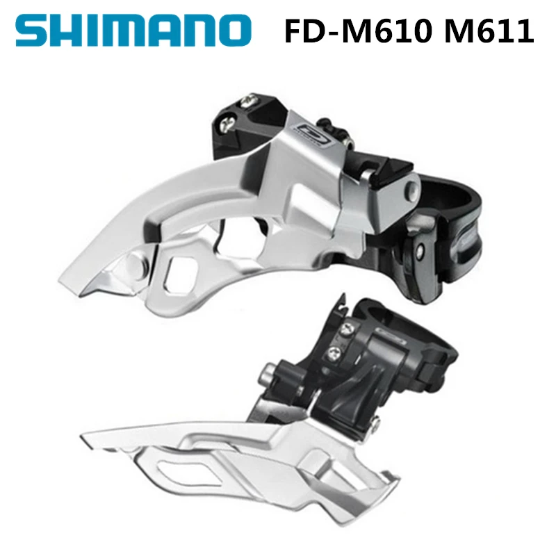 

shimano DEORE FD-M610 FD-M611 Front Derailleur 3*10S 30S MTB bike clamp brazed Derailleurs M610 M611