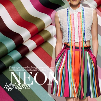 

Colorful striped dress shirt printing thick fashion textile fabrics wholesale high quality cloth