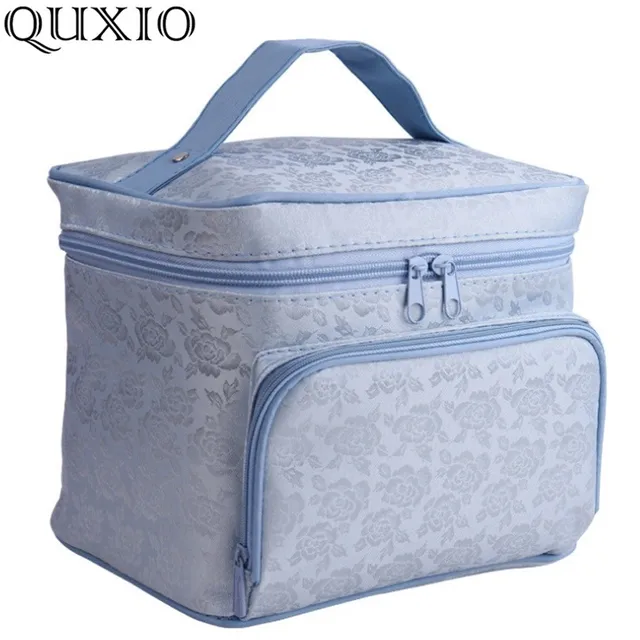 Us 7 08 44 Off Large Capacity Professional Cosmetic Bags Peony Flower Organizer Makeup Bag Travel Storage Toiletry Beauty Handbag Zl061 D In